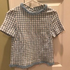 Gingham Draper James top